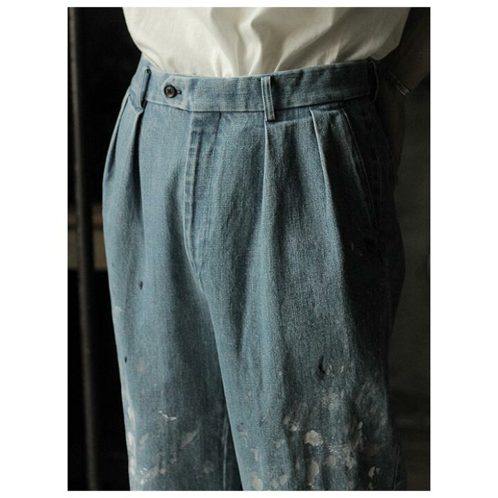 楽天市場】インテリム INTERIM ミルクペイント ユーズドデニム 2タック  