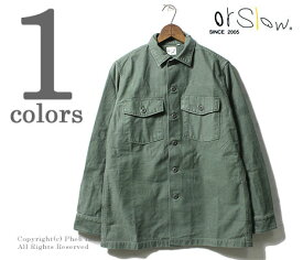 orSlow オアスロウ 日本製 ''グリーンユーズド''U.S.ARMY アーミーミリタリーシャツ (03-8045-216)