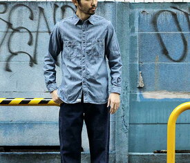 orSlow オアスロウ シャンブレー ワークシャツ 01-8070 CHAMBRAY WORK SHIRT (01-8070-84)