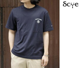 SCYE サイ コットン ジャージー モノグラム ロゴ Tシャツ 30/2 Cotton Jersey Monogram Logo T-Shirt (5725-21700)