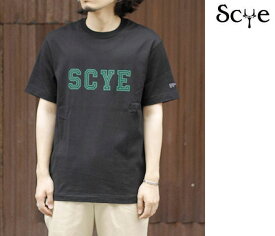 SCYE サイ コットン ジャージー カレッジ ロゴ Tシャツ 30/2 Cotton Jersey College Logo T-Shirt (5725-21701)
