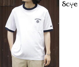 SCYE サイ コットン ジャージー プリント リンガー Tシャツ 30/2 Cotton Jersey Print Ringer T-shirt (5725-21702)
