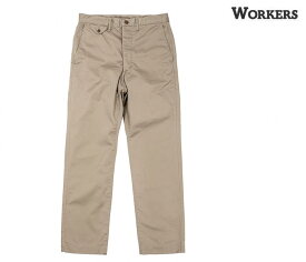 予約商品(お届け予定 7月頃以降) ワーカーズ WORKERS レギュラーフィット オフィサートラウザー Officer Trosers, Regular Fit (2407-OFTR-RF)