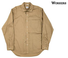 予約商品(お届け予定 8月頃以降) ワーカーズ WORKERS モディファイド ワイドスプレッドシャツ ピケ Modified Wide Spread Shirt Pique (2408-MDWS-PQ)