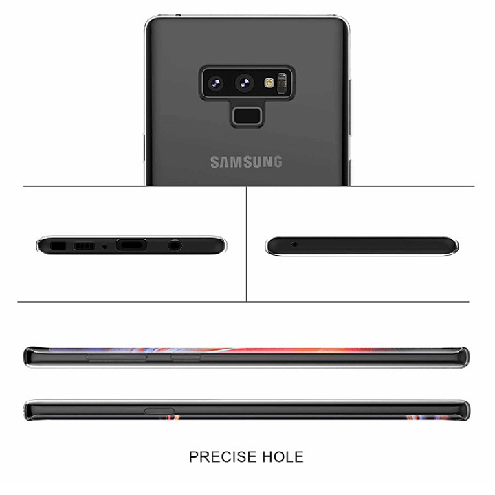 ギャラクシー ノート9 スマホ ケース クリア 耐衝撃 カバー100個