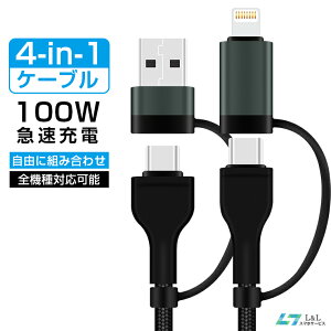 y4-in-1zX}z[dP[u iPhone17V[Y[dP[u Max100w }[d iPhone16e/16[dR[h USB-A Type-C Lightning USB-A ^Cvc CgjOP[u oCobe[ iPhone Android Google OPPO iP