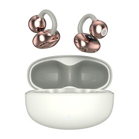 3580→2280円★赤字覚悟「最大24時間使用」業界初登場Bluetooth6.0 ワイヤレスイヤホン 耳を塞がない イヤーカフ型 ENC 小型 超軽量 HIFI高音質 心拍数 血中酸素測定 低遅延 自動ペアリング ブルートゥース ドライバー搭載 左右分離型 両耳通話 マイク付き 幅広い互換性