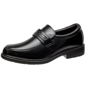 U.P renoma ビジネスシューズ メンズ 柔らかい 歩きやすい 走れる ビジネス スニーカー 防水 幅広 4E相当 防滑 ストレートチップ Uチップ ビット ローファー ブラック 全4種 24.5cm 25cm 25.5cm 26cm 26.5c