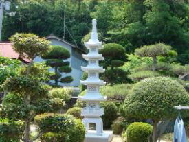 五重塔（10尺）高さ約3メートル灯篭 五重塔 五重の塔 御影石 日本庭園 和風庭園 庭 石の灯篭 ガーデニング