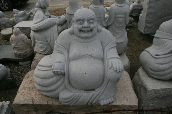 楽天市場】【重量物商品】【縁起物】【布袋さんBIGサイズ】お家の 