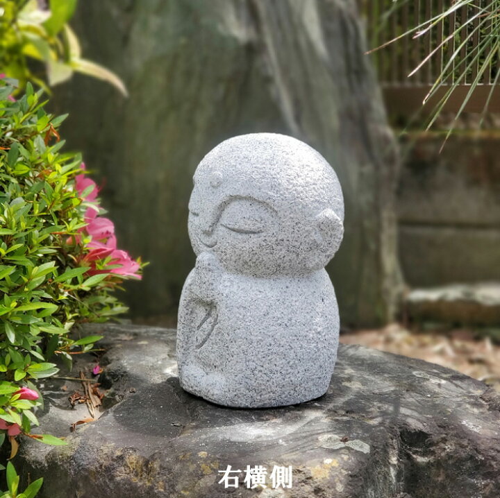 楽天市場】【送料無料】御影石で出来たにっこり地蔵【小】【お地蔵様 