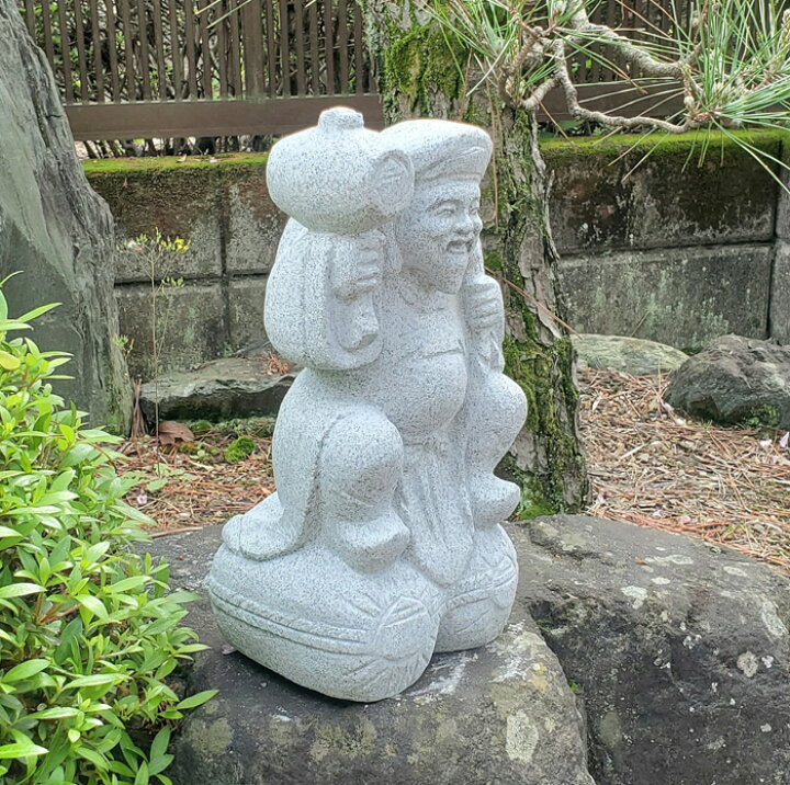 楽天市場】【送料無料】縁起の良い大黒天様【石の彫刻品】【大黒様 