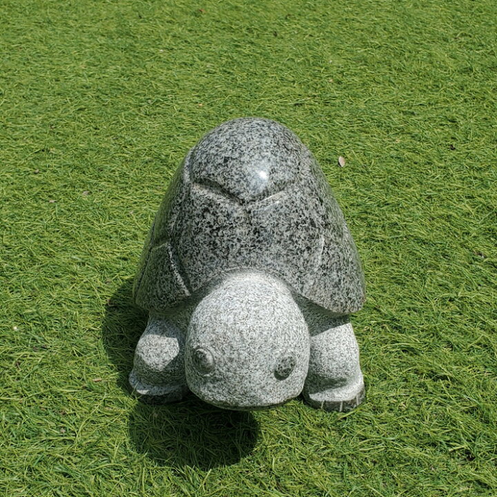 楽天市場】【送料無料】 亀の石彫刻品【7寸】(全長約21cm)【縁起物 