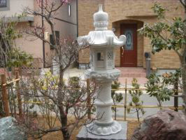 楽天市場】春日灯篭（5尺・岡崎型）御影石日本庭園の定番商品！！和風 