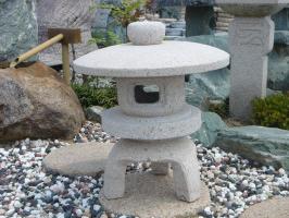 【送料無料】【代引不可】古代雪見(1.5尺・丸型/サビ石）日本庭園の定番商品！！こちらのサイズは坪庭や玄関まわりなどにピッタリです♪