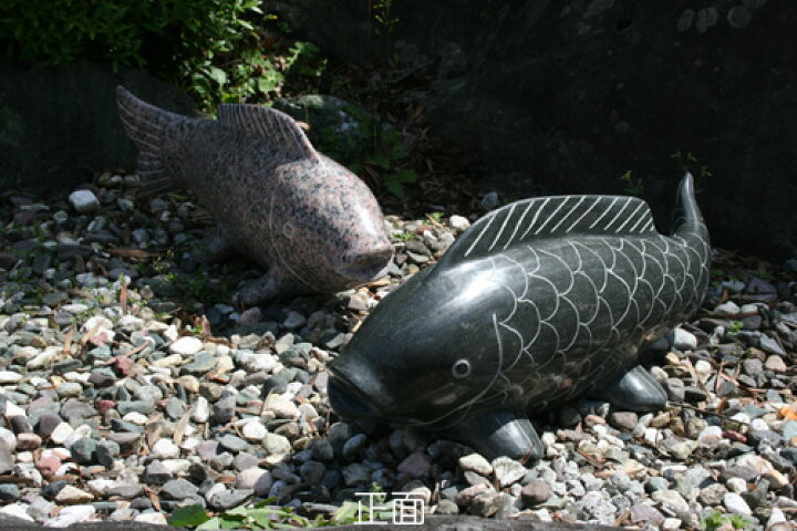 楽天市場】【送料無料】枯山水セット(鯉2匹)玉砂利とピッタリ^^日本 
