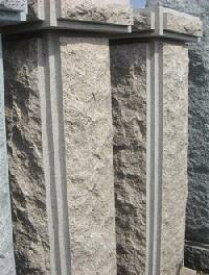 楽天市場 御影石 門柱 価格 石材 木材 建築資材 設備 花 ガーデン Diyの通販