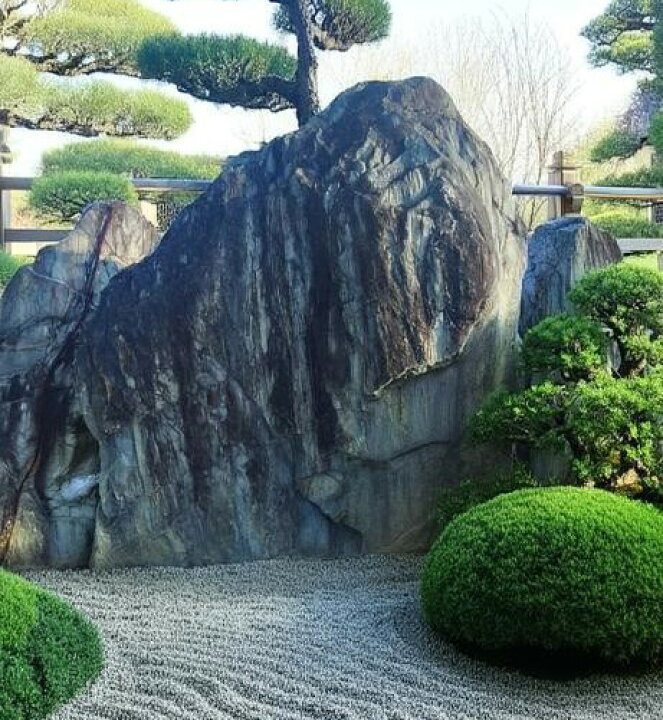 楽天市場】【重量物商品】阿波の青石 庭石【3】・【景石】お庭や玄関 