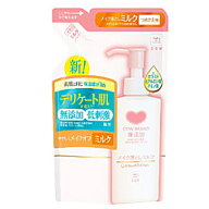 カウブランド　無添加メイク落としミルク　詰め替え 130ml / 牛乳石鹸