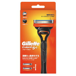 フュージョン マニュアルホルダー 替刃2枚付き / ジレット 5枚刃