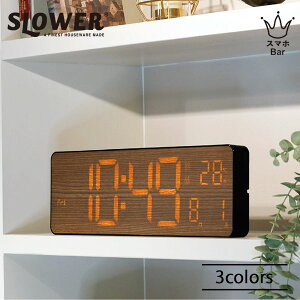 SLOWER �X���E���[ LED Wi-Fi CLOCK Camino �J�~�[�m SLW428/SLW429/SLW430 ����LAN�ڑ� ������������ �f�W�^�����v �����j���\�� �����\�� �u�|���p AC�d�� �P�x���� USB �P�[�u�� ������� �V���v�� ���_�� 
