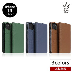 SLG Design Hybrid Grain Leather Diary Case iPhone 14 6.1 蒠^ X}zP[X v nCubhOCU[ ACz ACtH G{XH lC TPU X^CbV Vv v[g Mtg G
