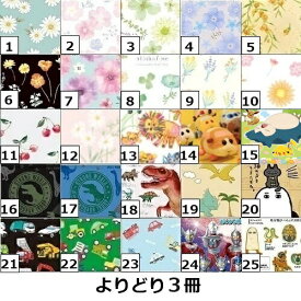 【3冊 お薬手帳　花柄 ＆ 男の子 系　よりどり　1000円ポッキリ】　送料無料　お薬手帳　その他のキャラクター　3冊セット