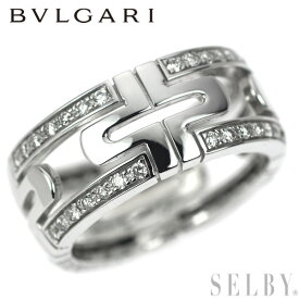 【中古】 ブルガリ K18WG ダイヤモンド リング パレンテシ 48号 SELBY 送料サービス BVLGARI