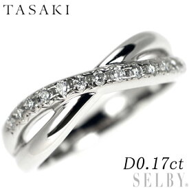 【中古】 田崎真珠 Pt900 ダイヤモンド リング 0.17ct SELBY 送料サービス TASAKI