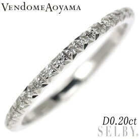 【中古】 ヴァンドーム青山 K18WG ダイヤモンド リング 0.20ct SELBY 送料サービス Vendome