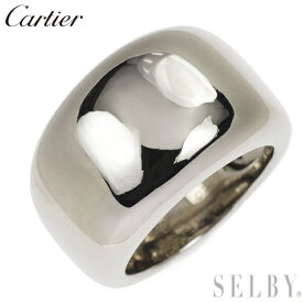 【中古】 カルティエ K18WG リング ヌーベルバーグ 50号 SELBY 送料サービス Cartier