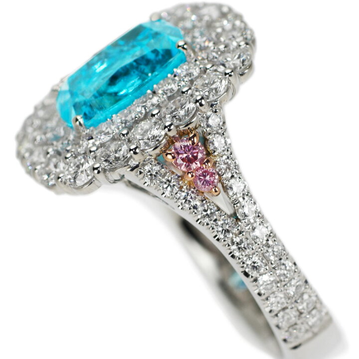 楽天市場】【中古】 K18/Pt900 ブラジル産パライバ トルマリン 天然  