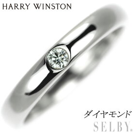 【中古】 ハリーウィンストン Pt950 ダイヤモンド リング SELBY 送料サービス