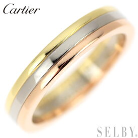 【中古】 カルティエ K18YG/WG/PG リング ヴァンドーム 46号 SELBY 送料サービス Cartier