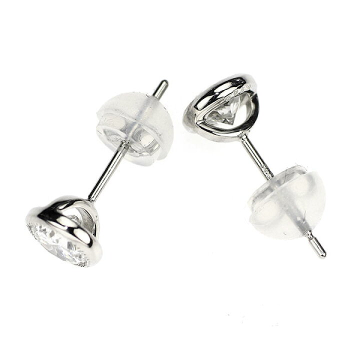 楽天市場】新品 Pt950/ Pt900 ダイヤモンド ピアス 0.655ct E/F I1 G  