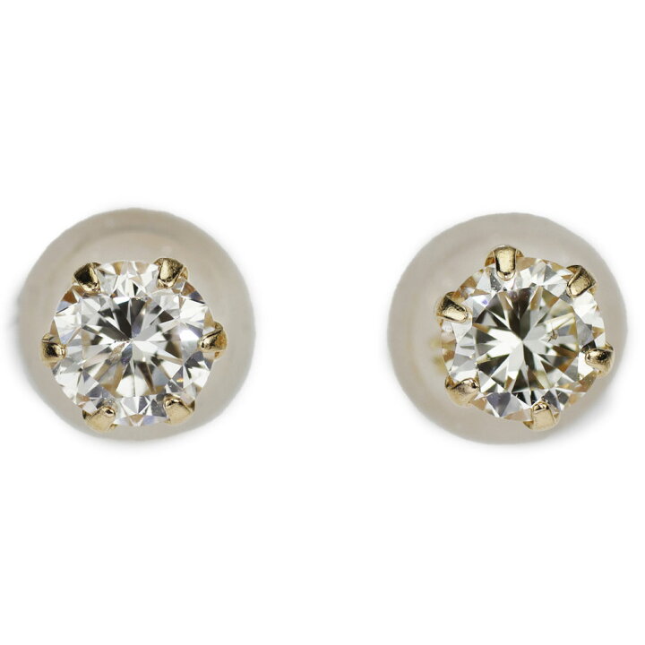 楽天市場】新品 K18YG LDH ダイヤモンド ピアス 0.422ct J/K SI1-2 G 