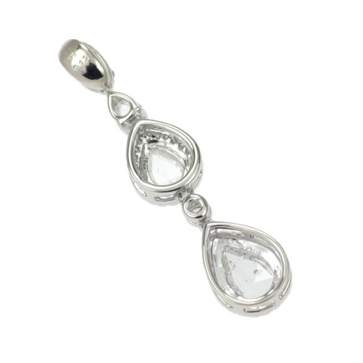 楽天市場】【中古】 K18WG ダイヤモンド ペンダントトップ 0.95ct 