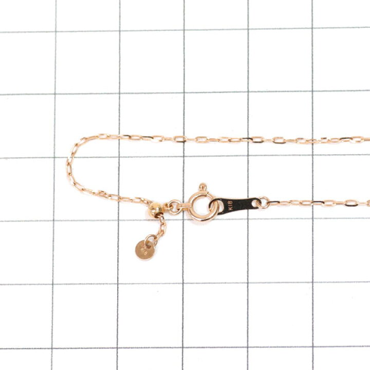 楽天市場】新品 K18PG チェーン ネックレス ～45cm カクアズキ 0.29mm  