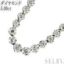 楽天市場】テニスネックレス 5.00ctの通販 