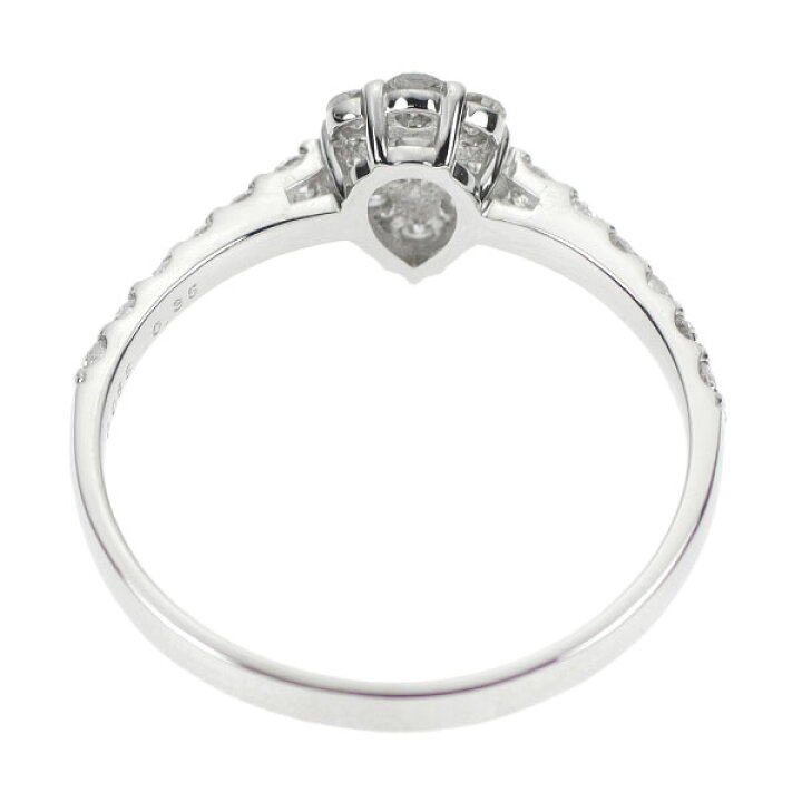 楽天市場】新品 希少 Pt950 ペアシェイプ 天然ピンク ダイヤモンド  