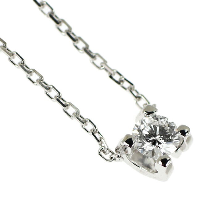 楽天市場】【中古】 カルティエ K18WG ダイヤモンド ペンダント  