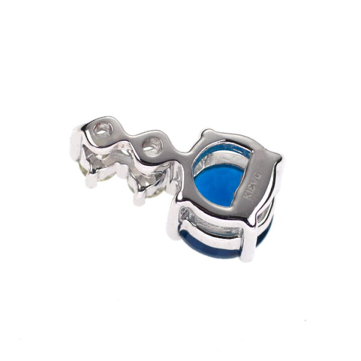 楽天市場】【中古】 K18WG アパタイト ダイヤモンド ペンダントトップ  