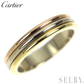 【中古】 カルティエ K18YG/WG/PG リング ヴァンドーム 50号 SELBY 送料サービス Cartier