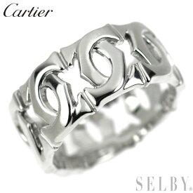 【中古】 カルティエ K18WG リング アントルラセ 50号 SELBY 送料サービス Cartier