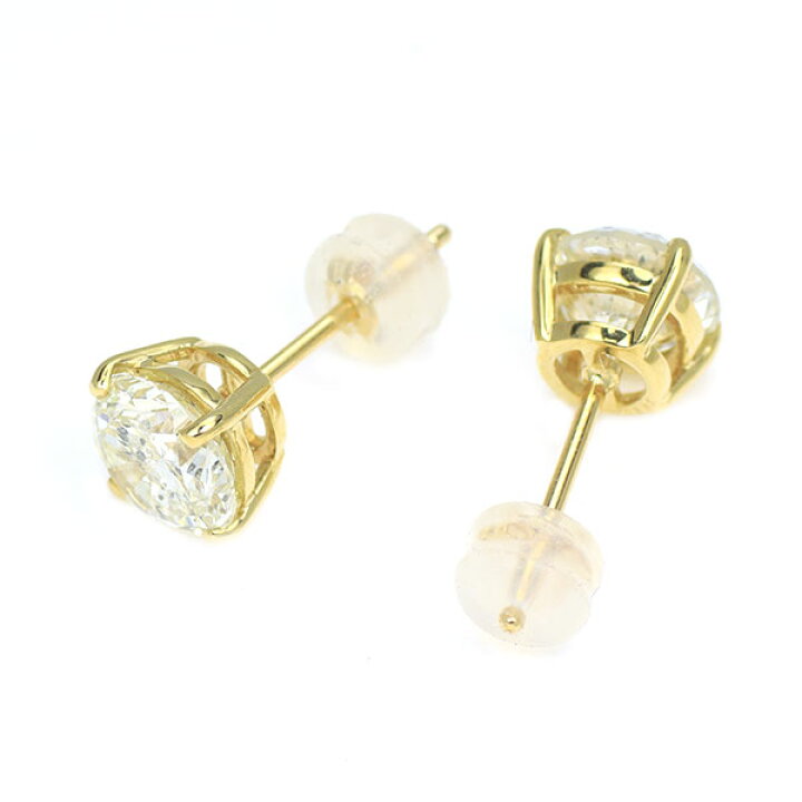 楽天市場】新品 K18YG LDH ダイヤモンド ピアス 3.071ct K/M I1 G/Fair 