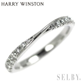 【中古】 ハリーウィンストン Pt950 ダイヤモンド リング ブリリアントラブ SELBY 送料サービス