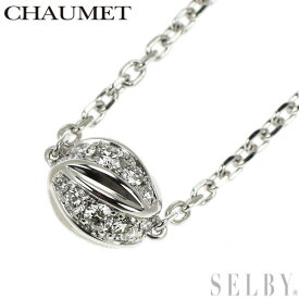 【中古】 ショーメ K18WG ダイヤモンド ペンダントネックレス リアン セデュクシオン SELBY 送料サービス