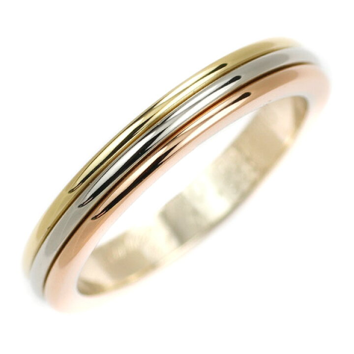 楽天市場】【中古】 カルティエ K18YG/WG/PG リング ヴァンドーム 47号  