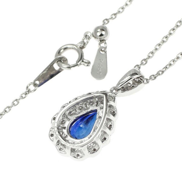 楽天市場】【中古】 Pt900/ Pt850 ペアシェイプ サファイア  