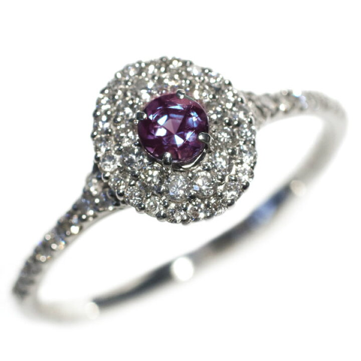 楽天市場】新品 希少 Pt950 アレキサンドライト ダイヤモンド リング  